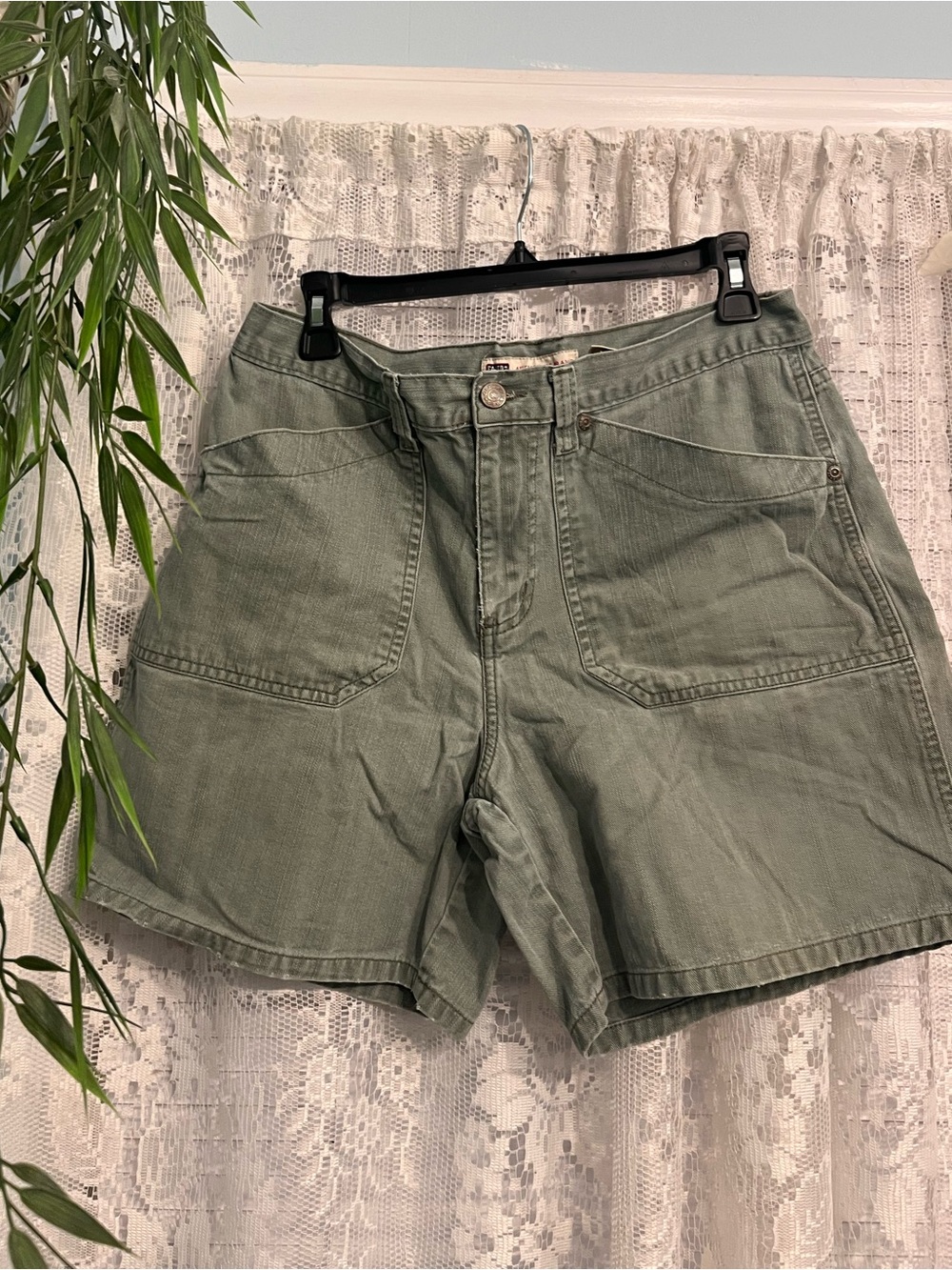 VINTAGE Faded Glory Olive Jorts